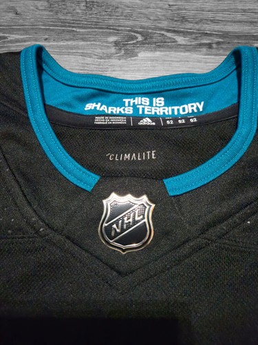 San Jose Sharks Adidas Cali Fin 3rd Alternate Trikot - Herren Large - Bild 3 von 10