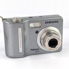 Samsung Digimax D53 5MP Digital Compact Camera Silver - TESTED WORKS