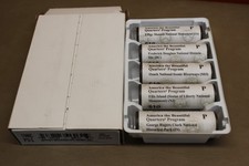 2017-P  America The Beautiful Quarter set of 5 Rolls Gold color