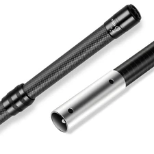 Pool Pole Carbon Fiber, Premium12FT Pool Pole Telescopic 3.7 to 12 FT, Adjust...