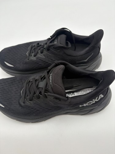 Hoka One Clifton 8 Womens Size 9.5B GTX 1141490 BBLC Black Lace-Up Sneaker - Picture 6 of 15