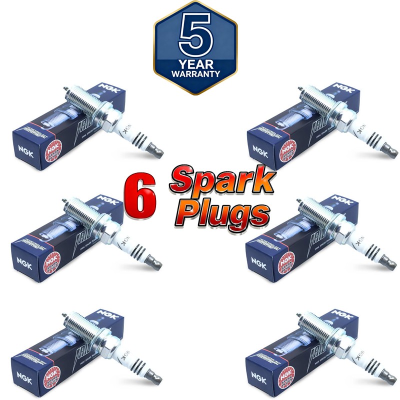 NGK LFR7AIX 2309 NGK Iridium IX Spark Plugs set of 6 Upgrade Colder Plugs