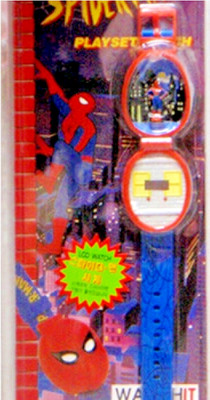 Rare Vintage Spider-Man Watch 1997 | Mini Figure Inside | Collector Display Item