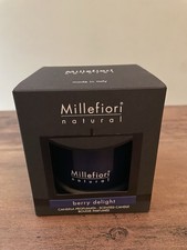 Millefiori Italienische Luxus Duftkerze Berry Delight 180g, 30-60 Stunden