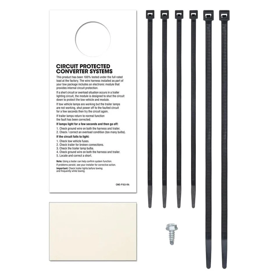 For Pontiac Montana 1999-2009 CURT 55355 T-Connector 3-Wire System Foto 2 de 4