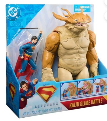 DC Comics Superman Vs. Kaiju Slime Battle Action Figure New Free Shipping!