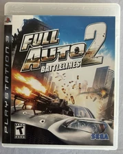 Full Auto 2: Battlelines (PlayStation 3, 2006) PS3 CIB Complete - Tested