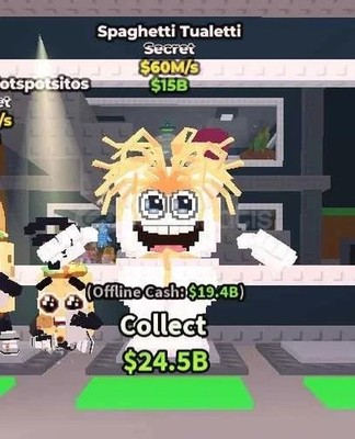 Spaghetti Tualetti Steal A Brainrot 60m/s