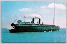 Chief Wawatam Railroad Carferry Great Lakes Vintage Postcard