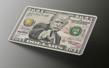 Trump 2024 Credit Card Bill Skin, Debit Card Covering Small Chip 