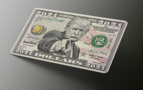 Trump 2024 Kreditkarten Rechnung Skin, Debitkartenhülle - Bild 7 von 8