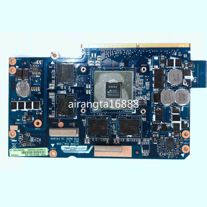 For ASUS G75VW VGA_1288 nVIDIA GTX 660M GDDR5 2GB 60-N2VVG1300 Video Card