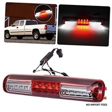 LED Tail High Mount 3rd Third Brake Light Cargo Lamp Waterproof Red and White