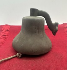 5  x4  Vintage Nautical Antique Solid Brass Bell School Ship Farm Bar Pub Hanging