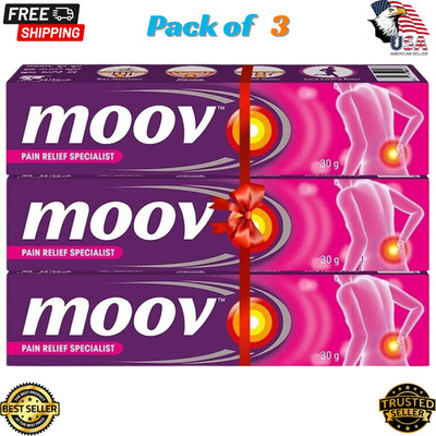 Moov 3x Pain Relief Cream for Muscle Joint Back 30g | USA Seller - FREE Ship
