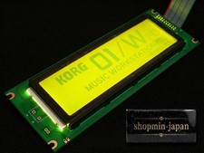 KORG 01/W FD LED Backlit LCD Display Upgrade Yellow Green Plug & Play Japan
