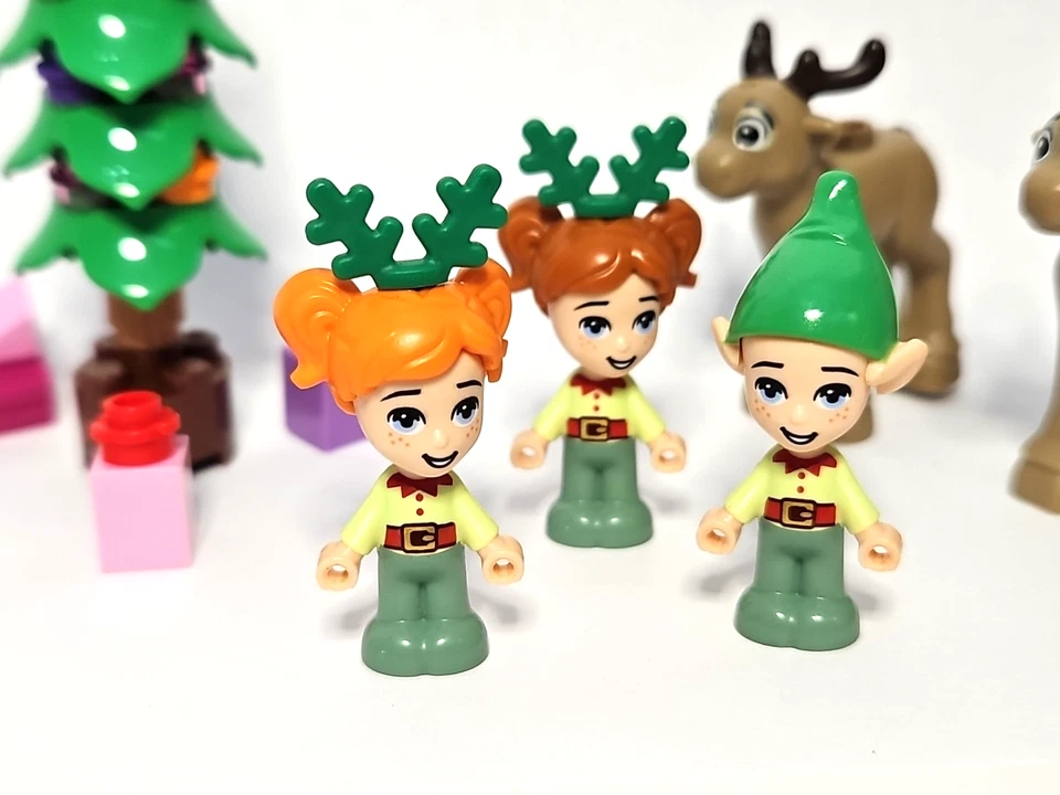 Lego AMIGOS Navidad Minifigura Lote Papá Noel Árbol Elfos Reno Muñeco de Nieve Foto 3 de 4