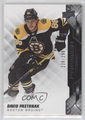 2019-20 Upper Deck Premier /299 David Pastrnak #16 15ok