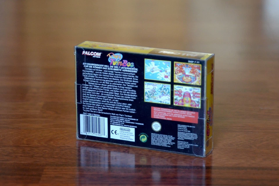 POP'N TWINBEE (CIB) SNES Super Nintendo PAL Ver. gebraucht, gut - Bild 2 von 2