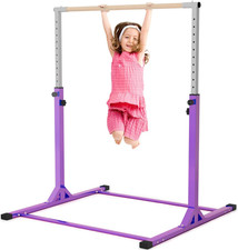 Gymnastics Bar, 3  to 5  Adjustable Height Gymnastic Horizontal Kip Bar for Kids