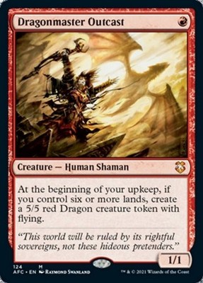Dragonmaster Outcast ~ Commander: Adventures in the Forgotten Realms [ NM ]