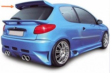 Dachspoiler für PEUGEOT 206 HECKFLÜGEL grundiert  1998–2009
