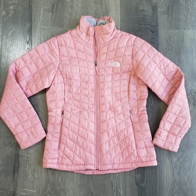The North Face Thermoball Eco Insulated Quilted Jacket Blush Pink Womens Medium 