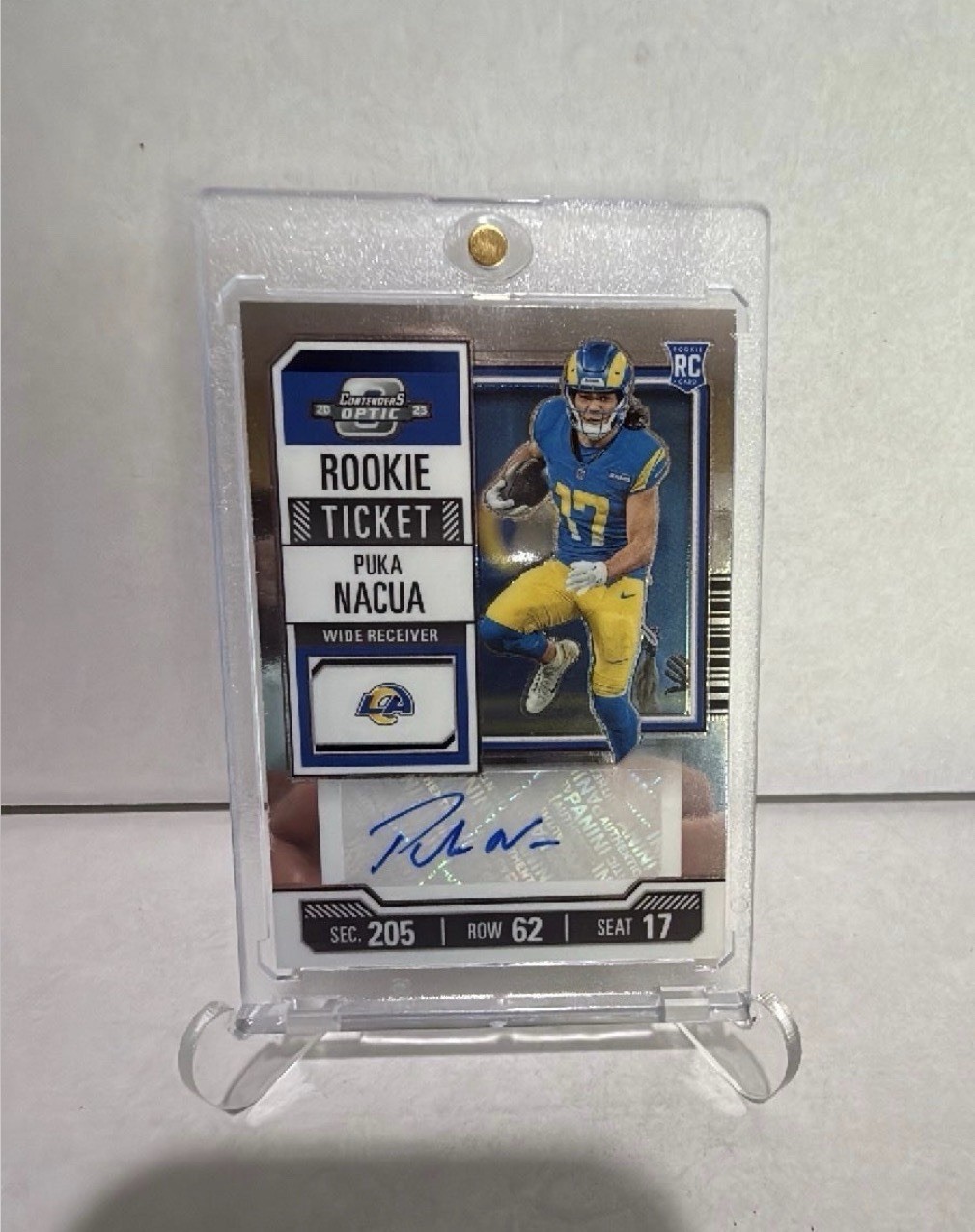 2023 Contenders Optic Puka Nacua Rookie Ticket Auto 🔥🔥🔥