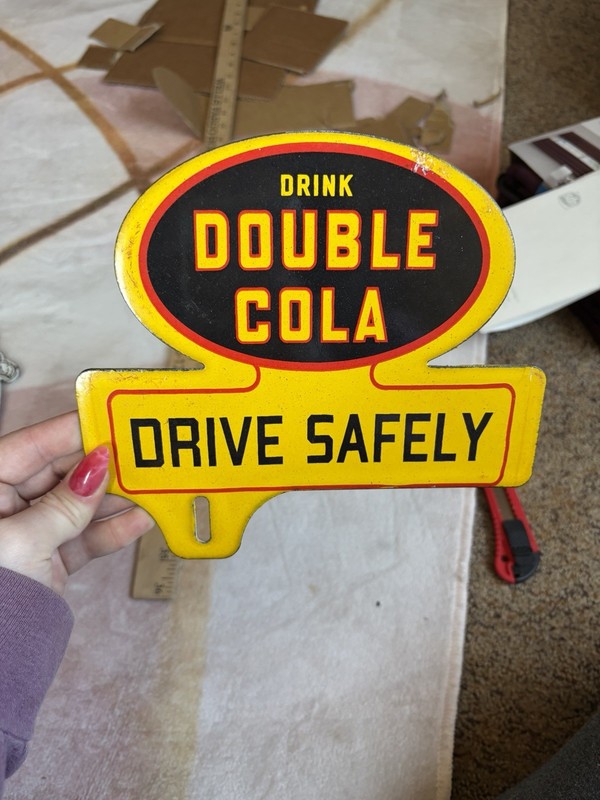 Porcelain Drink Double Cola Topper
