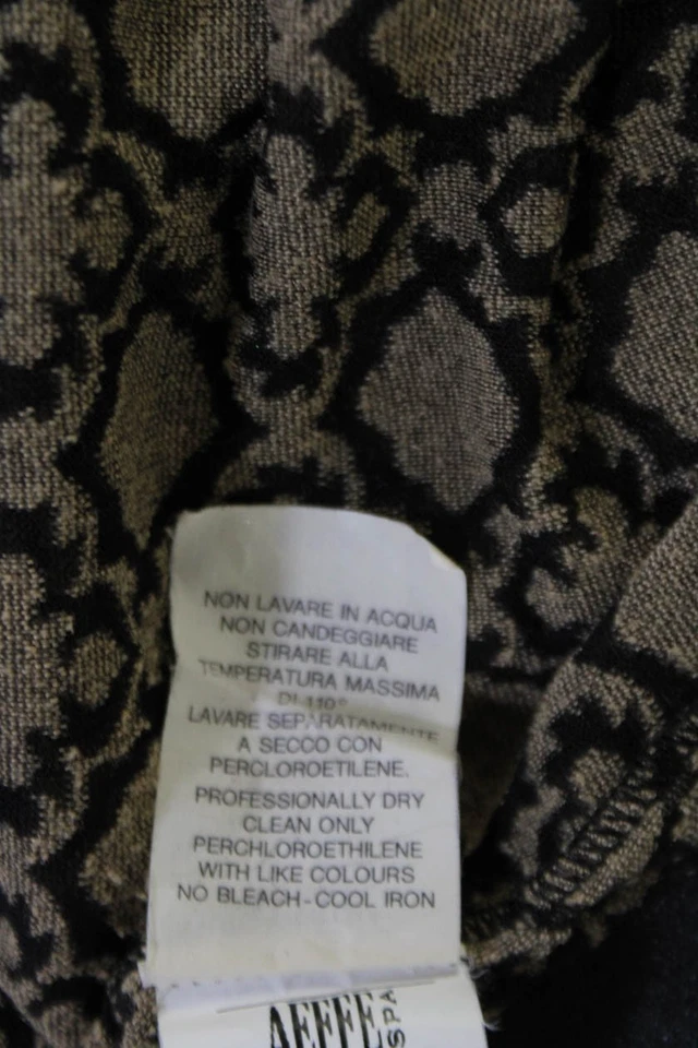 Женская блузка с длинными рукавами Philosophy di Alberta Ferretti бежевая черная размер 12 - Изображение 4 из 4