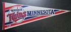 Minnesota Twins Flag Pennant Felt MLB Vintage 1980s  — photo 1