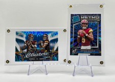 Jayden Daniels 2024 Donruss Rated Rookie Retro Star - Clusters Blue set of 11
