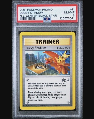 Lucky Stadium graded PSA 8 for sale on eBay