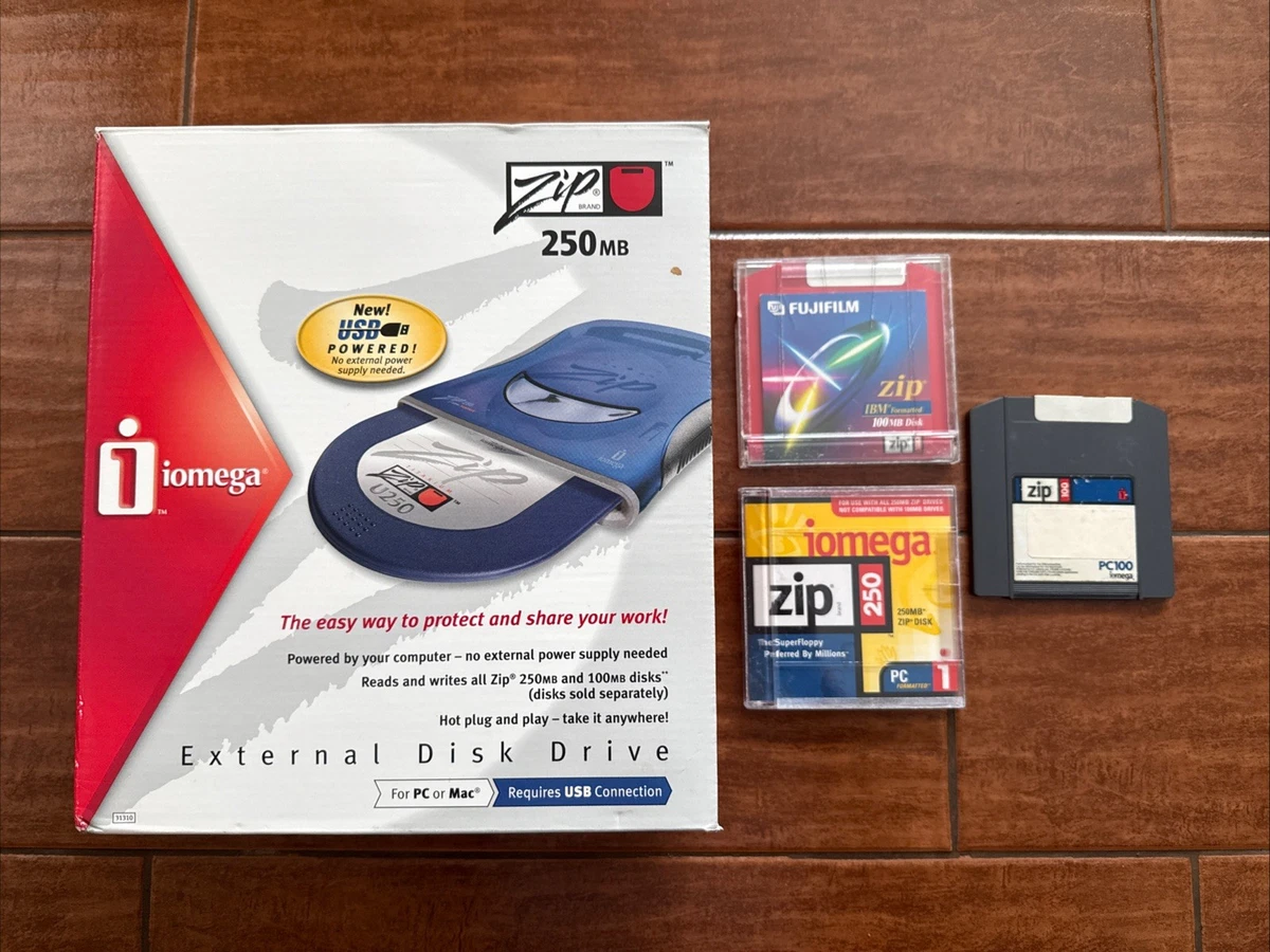 Iomega Zip 250 Usb External Drive for sale | eBay