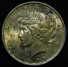 1923 Peace Dollar 90% Silver - AU #D3