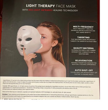 iHome Red Light Infrared healing technology Therapy Mask