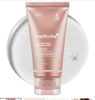 Medicube Collagen Night Wrapping Mask Overnight Mask l Collagen & Niacinamide.