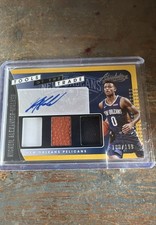 2019-20 Panini Absolute Memorabilia - Tools of the Trade Three Swatch Signatures