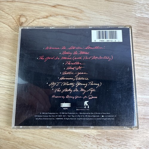 Michael Jackson - Thriller (CD, 1982, Epic Records, EK 38112 Early DADC Press) - Foto 4 di 4