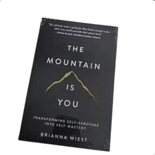 The Mountain Is You Hardcover - Brianna Wiest Self-Transformation Book, 2025