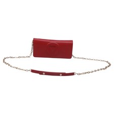 Valentino By Mario Valentino Flap Chain Shoulder Bag In Leather Women R One Size