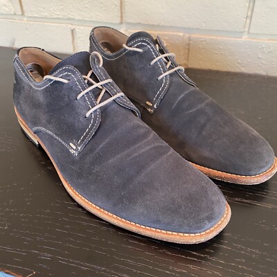 Lloyd David Made in Germany Men's Dress Shoes Hector Suede Leather Oxford Sz 7