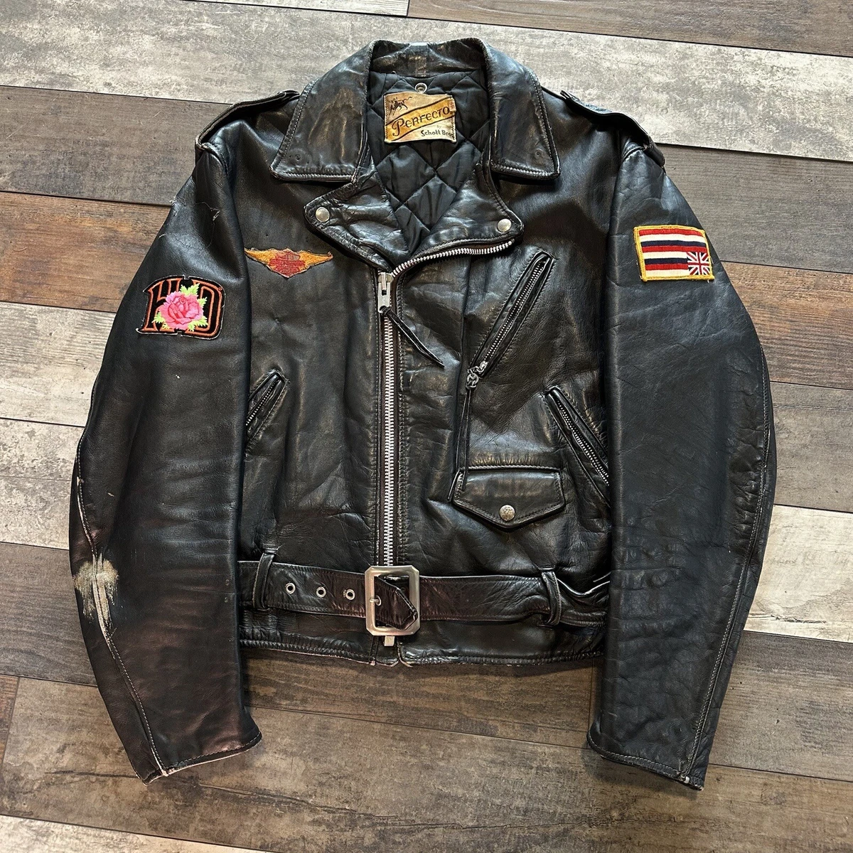 Vintage Schott Motorcycle Jacket In Vintage Outerwear Coats