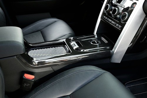 Central Gear Shift Panel Cover For Land Rover Discovery Sport 2015-19 ABS Carbon - Picture 2 of 12
