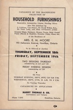 Auction Hamilton Residence Mrs. E.M. Moore 193 Delaware Avenue Hamilton 