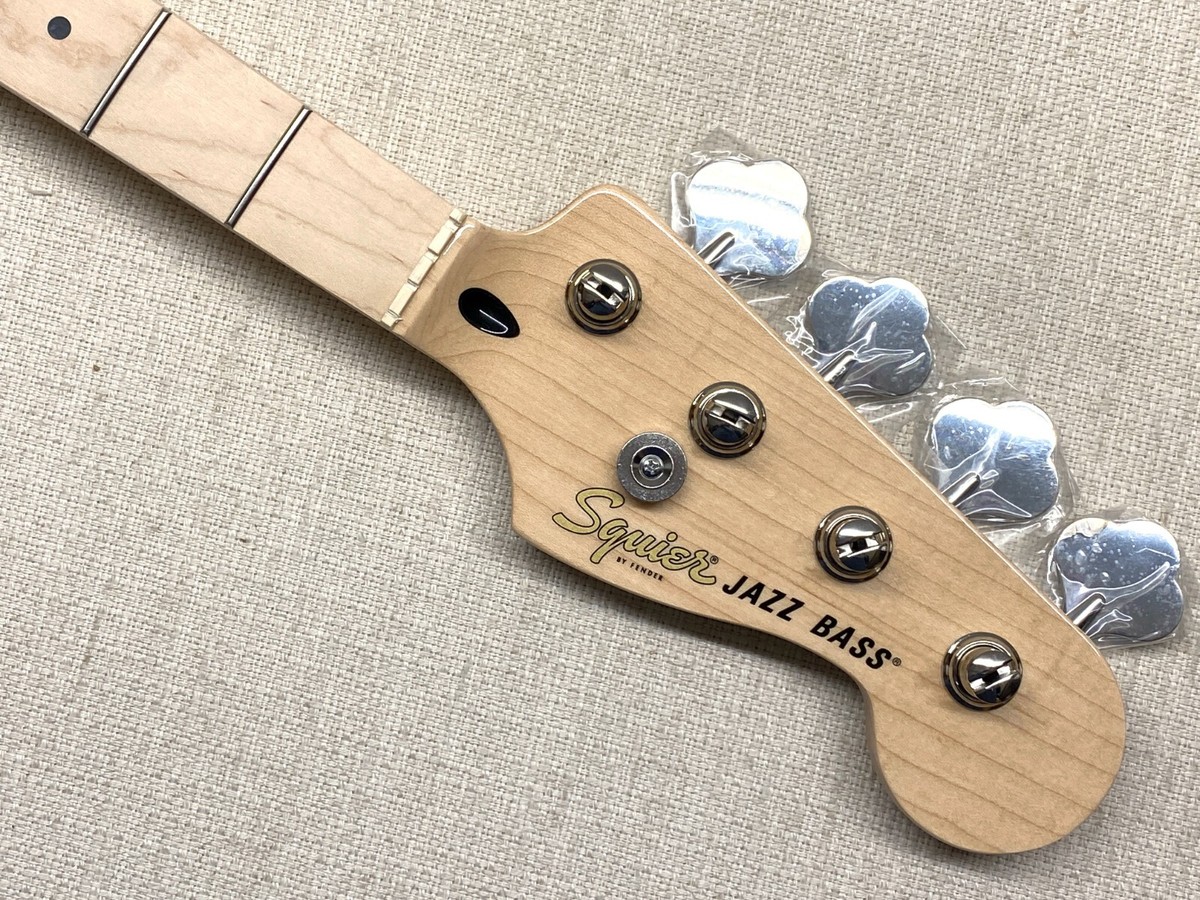 Genuine Fender Squier Jazz J BASS NECK w/ KEYS Maple Genuine Fender Squier Jazz J BASS NECK w/ KEYS Maple