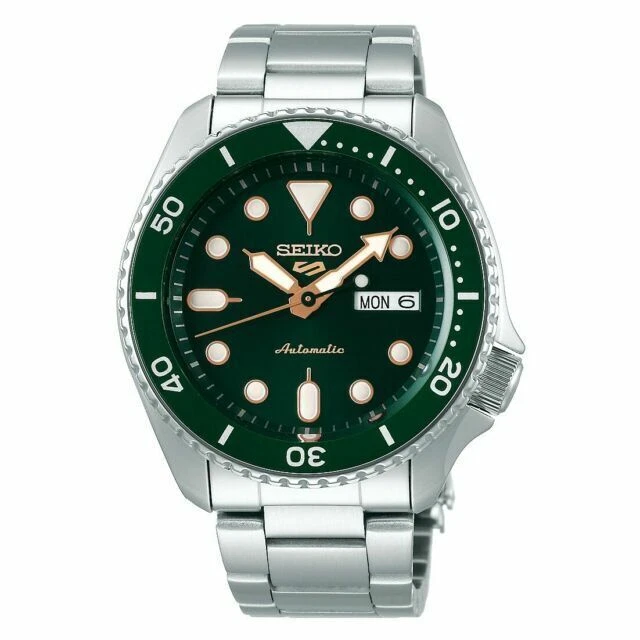 精工表Seiko 5 Sports 不锈钢表带腕表| eBay