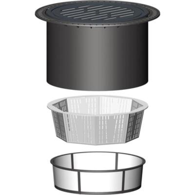 GRAF Teleskop-Filterschacht 400 PKW-befahrbar mit Gussdeckel Klasse B