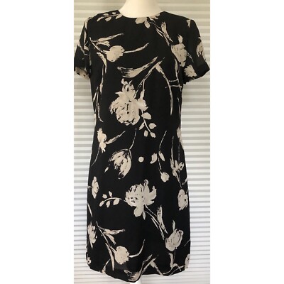 Chaus Womens Size 6 Lined Sheath Dress Short Sleeve Lined Zip Up Back Above  Knee | eBay