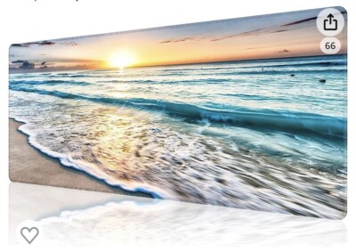 XLG Large Extended Thick Gaming Desk Mat Mouse Pad 31.5 11.8 Inch